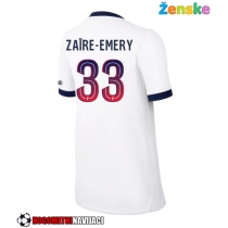 Ženske Nogometnih dresov Paris Saint-Germain Warren Zaire-Emery #33 Gostujoči 2026-27 Kratki rokavi